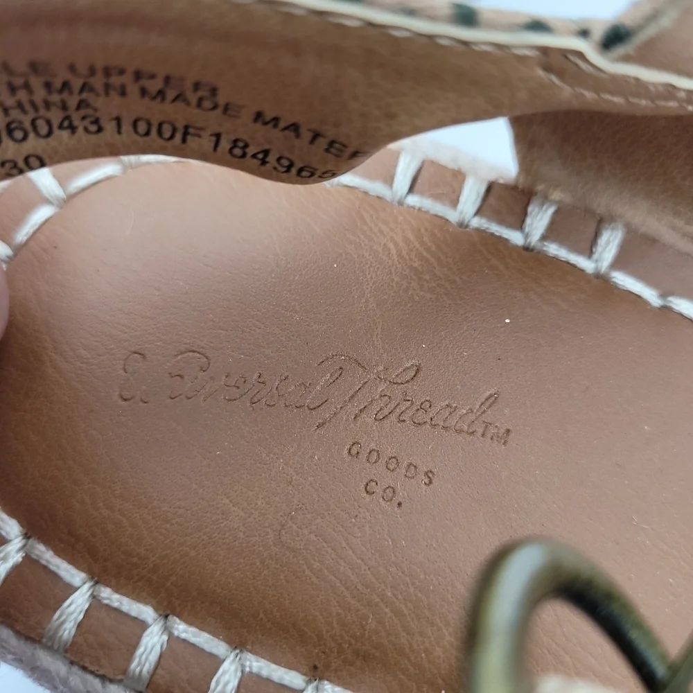Universal Thread Dalmatian Espadrille Platform Sandals